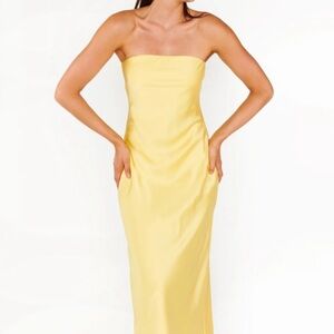 Show Me Your MuMu Sunny Strapless Dress